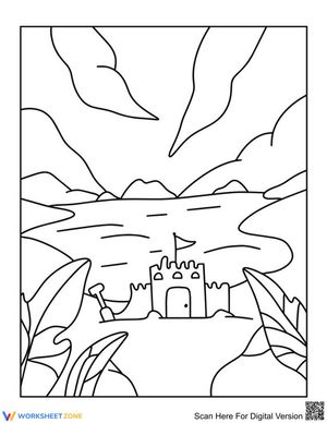 Explore the Beach with a Castle