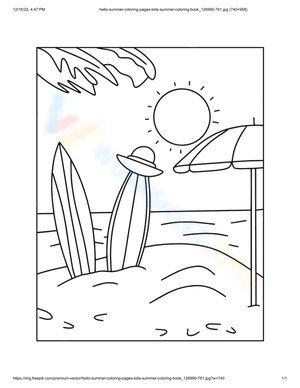 Sunny Day on the Beach