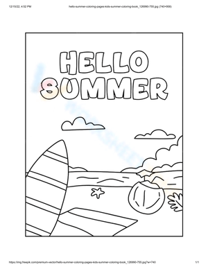 Hello Summer Fun