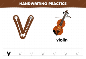 Letter V Tracing Worksheet | Essential Kindergarten Ready