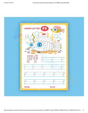 Explore Letter F with Fish