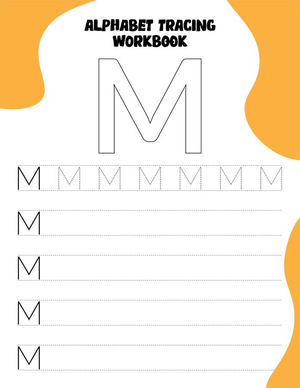 Uppercase M Tracing Worksheet | Printable Grade K-1