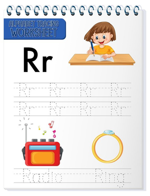 Letter R Tracing Worksheet | Essential Kindergarten Practice