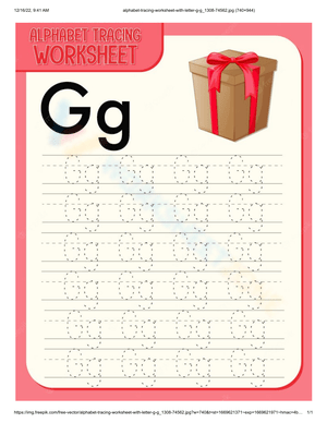 Letter G - Fun Handwriting Practice for Kids