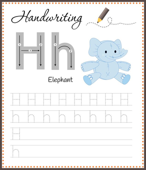 Letter H Practice