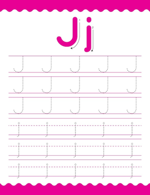 Letter J Tracing Worksheet | Essential Grade K Practice