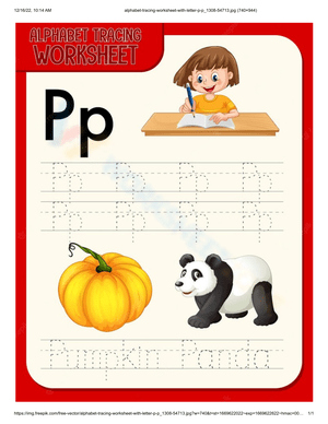 Printable Letter P Activities for Kids