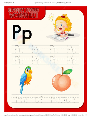 Letter P Activities for Kindergarten 