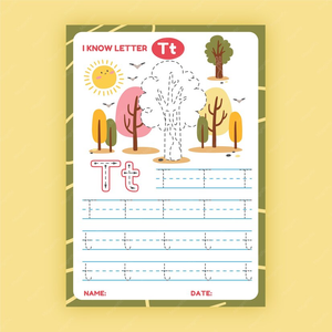 Letter T Tracing Worksheet | Essential Grade K-1 Ready
