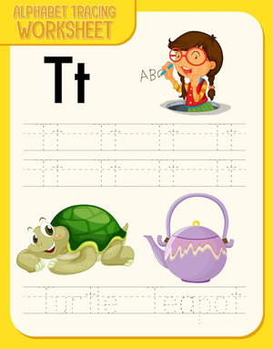 Letter T Tracing Worksheet | Essential Grade K-1 Ready