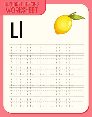 Letter L Tracing Worksheet | Essential Grade K Printable