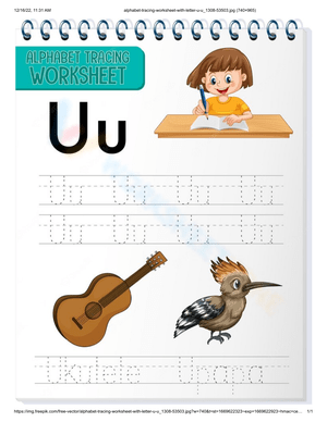 Letter U with Upapa