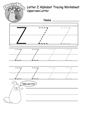 Learn Uppercase Letter Z