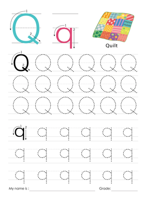 Master Letter Q: Practice Worksheet
