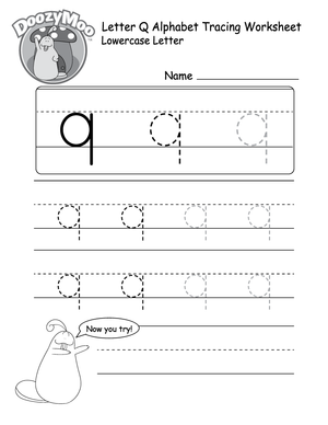 Practice Q Tracing: Improve Handwriting