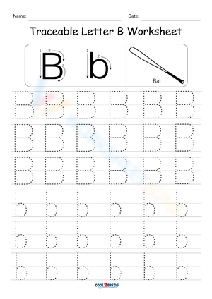 Letter B Tracing Fun