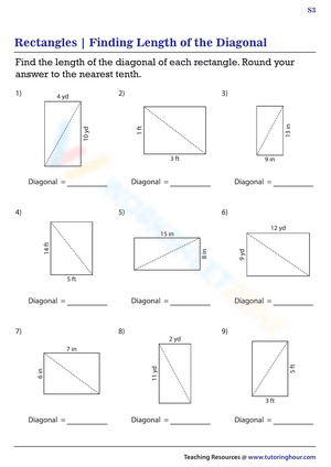 Diagonal lines of rectangles 2