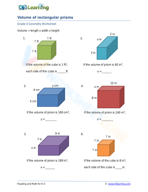 Missing sides of rectangular prism