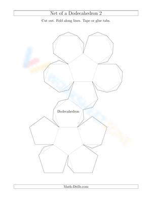 Net of a Dodecahedron