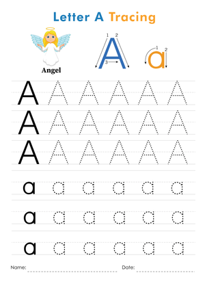 Letter A with Angle