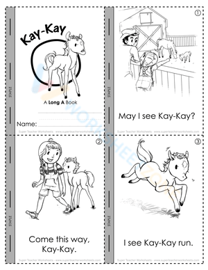 Explore Long A Sound with This Worksheet