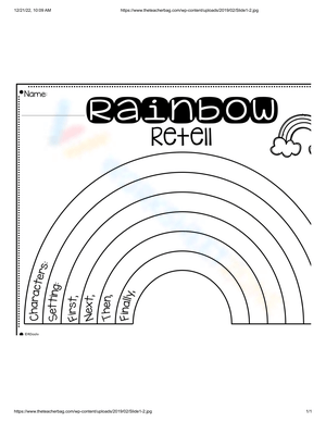 Free Printable Retelling a Story Worksheets for Students