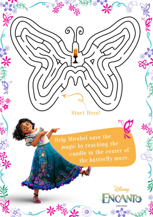 Engaging Encanto Game Worksheet Activity