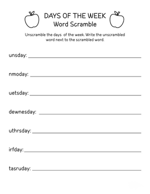 Reorder the Words to Form Sentences