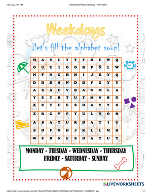 Find and Fill: Alphabet Soup Worksheet