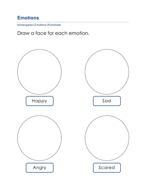 Expressing Emotions Through Drawing