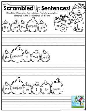 Scramble Up Sentences