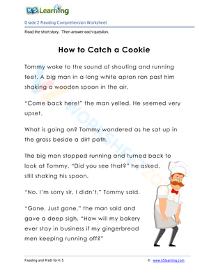 How to Catch a Cookie: A Reading Comprehension Story