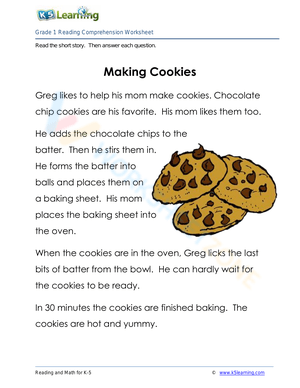 Making Cookies: A Recipe for Reading Comprehension