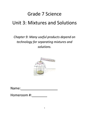 Explore Mixtures and Solutions: Classifying Matter