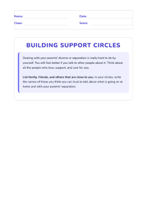 Boundaries and Support Circle