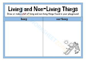 Listing Living and Non-Living