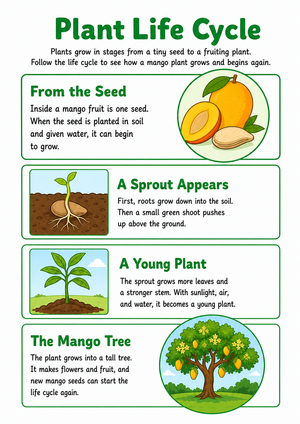 Essential Plant Life Cycle Guide | Grade 3 Science