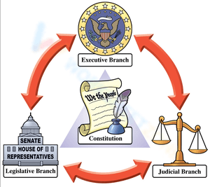 Checks and Balances Diagram for Civics