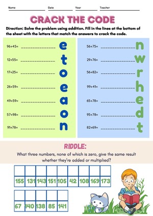 Crack the Code Math Riddle | Essential Grade 7-9 Logic