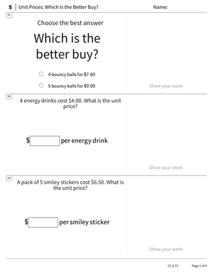 Determine the Better Buy