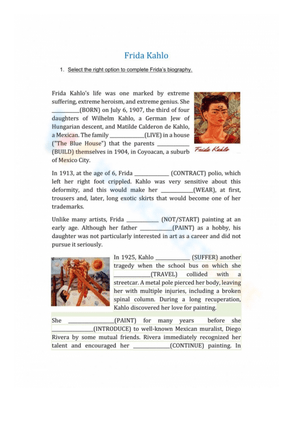 Frida Kahlo Biography: Part 2