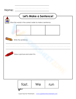 Let's Make a Sentence!