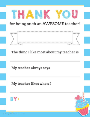 Recognizing an Awesome Teacher