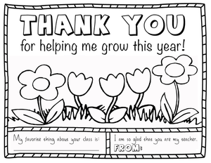 Expressing Gratitude: A Thank You Worksheet