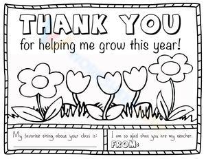Expressing Gratitude: A Thank You Worksheet