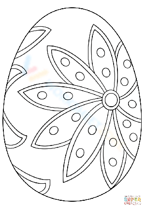 A Fancy Easter Egg Design