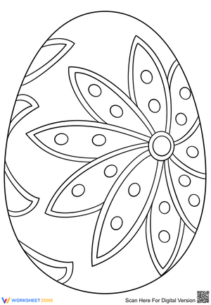 A Fancy Easter Egg Design