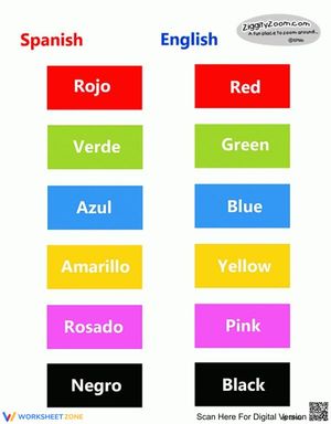 Color Matching Worksheet
