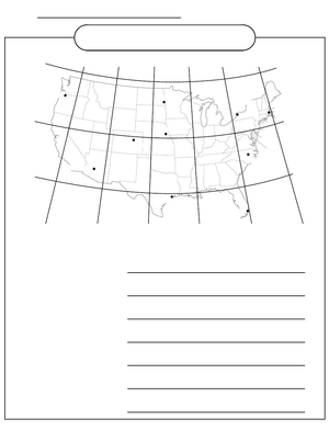 Latitude and Longitude Practice