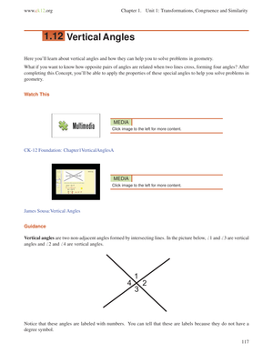 Understanding Vertical Angles Theory